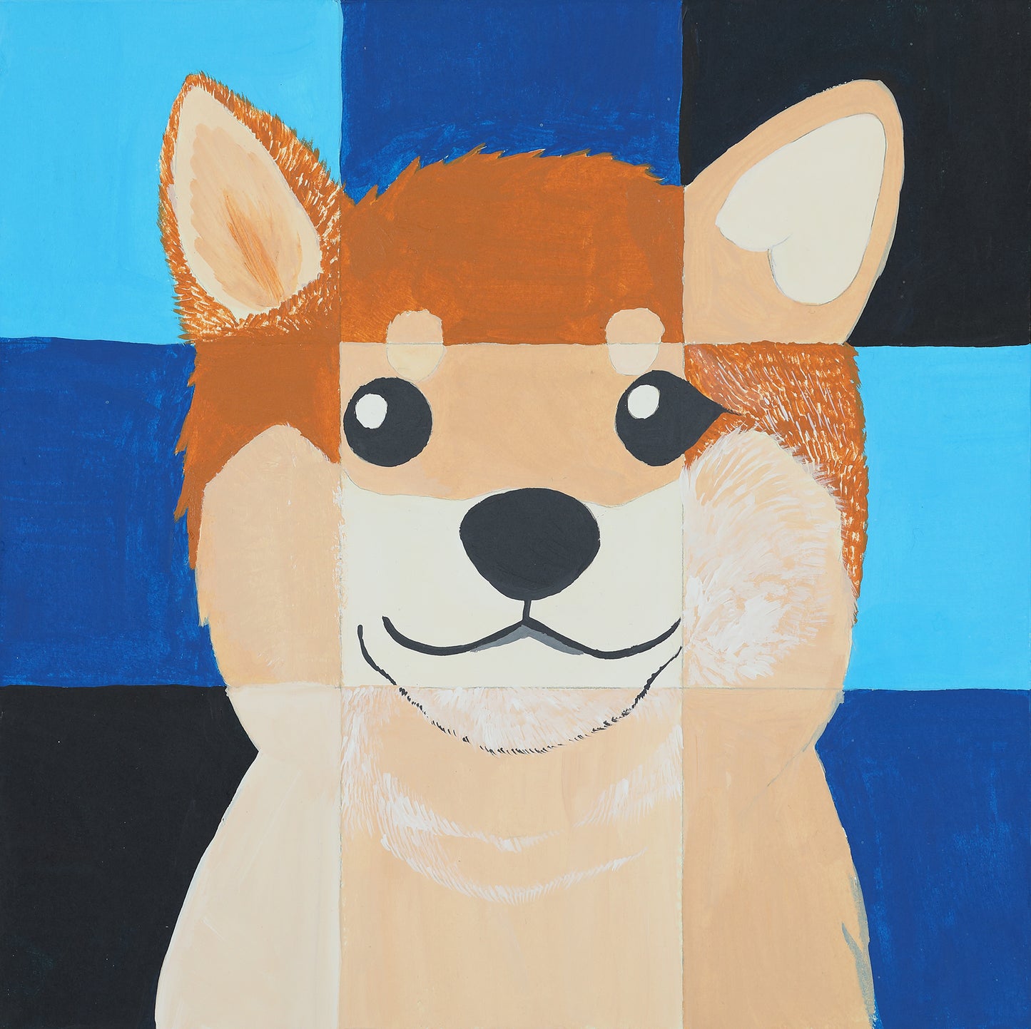 絵柄ミックスしばいぬ