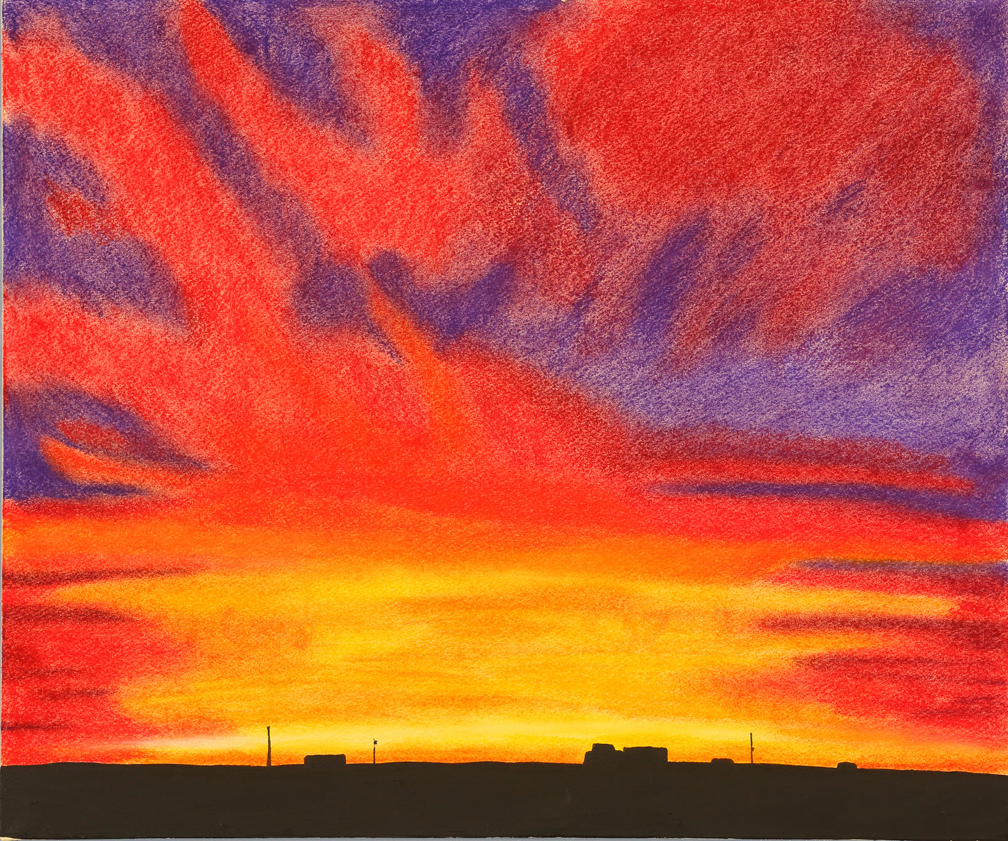 秋の夕焼け